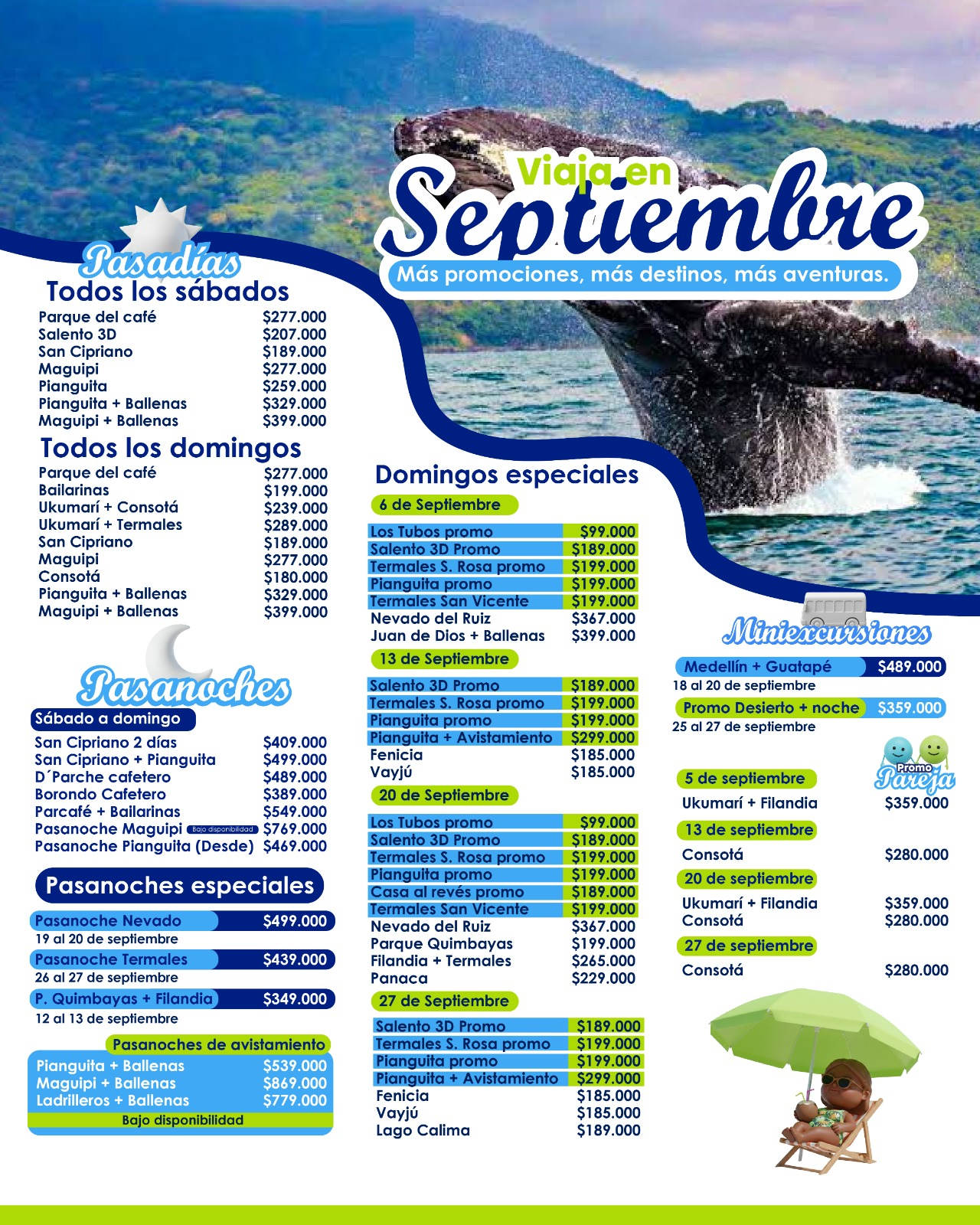 Pasadías - Pasanoches (Septiembre)